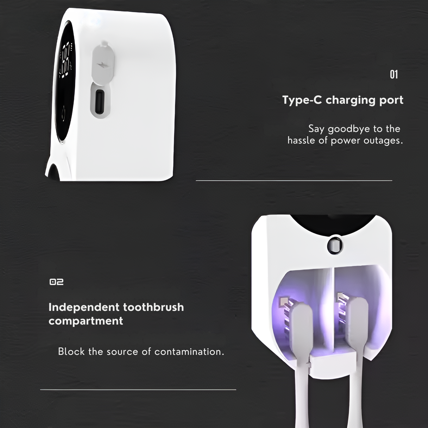 Orala UV-C Family Protection System: Eliminates Bathroom Bacteria & Hidden Mold